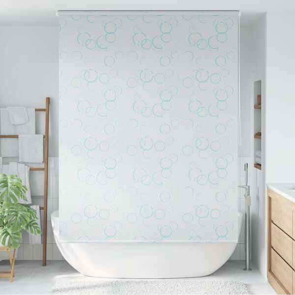 vidaXL Rolgordijn voor douche 160x240 cm bubbel