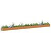 vidaXL Verhoogde plantenbak 775 x 50 x 36 cm Gegalvaniseerd staal
