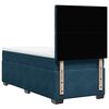 vidaXL Boxspring met matras fluweel blauw 80x200 cm