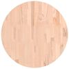 vidaXL Tafelblad rond &Oslash;60x1,5 cm massief beukenhout