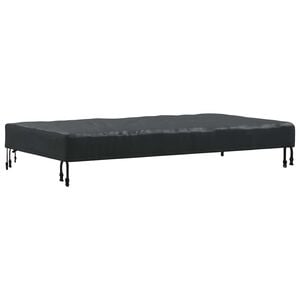 vidaXL Tafel Dek Effen Zwart 122 x 72 x 15 cm Stof