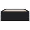 vidaXL Bedframe met lades bewerkt hout zwart 90x190 cm