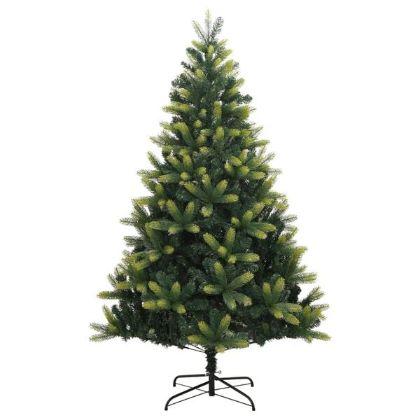 vidaXL Kunstkerstboom met scharnieren en standaard 120 cm