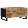 vidaXL Salontafel 80x50x40 cm massief mangohout en bewerkt hout
