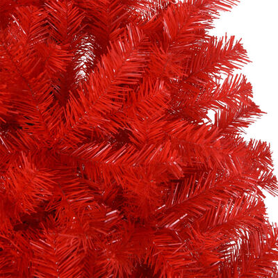 vidaXL Kunstkerstboom met standaard 180 cm PVC rood