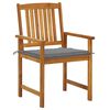 vidaXL Tuinstoelen 8 st met kussens massief acaciahout