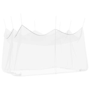 vidaXL Tuin Muggen Net 220 mesh Wit 3 x 4,5 x 2,5 m Polyester