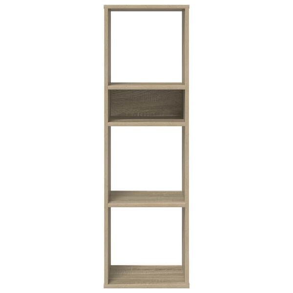 vidaXL Boekenkast 34x31x112 cm bewerkt hout sonoma eikenkleurig