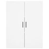 vidaXL Hoge kast 69,5x34x180 cm bewerkt hout wit