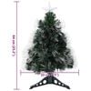 vidaXL Kunstkerstboom met decoratieve touwlichten Groen 64 cm PVC