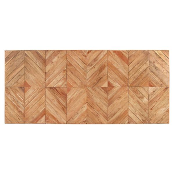 vidaXL Eettafel 200x90x76 cm massief acaciahout en mangohout