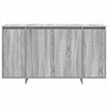 vidaXL Dressoir Grijs Sonoma 135 x 41 x 75 cm Bewerkt hout