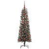 vidaXL Kunstkerstboom met 150 LED Groen 120 cm PVC en Plastic en Staal