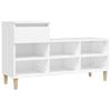 vidaXL Schoenenkast 102x36x60 cm bewerkt hout wit