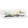vidaXL Slaapbank met lades 90x190 cm massief grenenhout wit