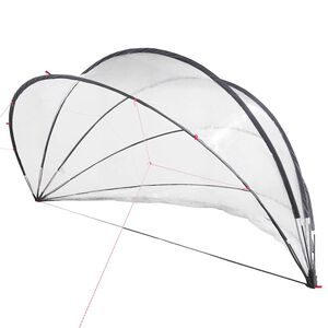 vidaXL Pooldome Doorzichtig 472 x 460 x 229 cm PVC