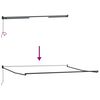 vidaXL Inklapbaar Zonnescherm Wit 400 &times; 300 cm Polyester en Aluminium
