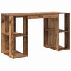 vidaXL Bureau Oud Hout Bewerkt hout 130 x 50.5 x 75 cm