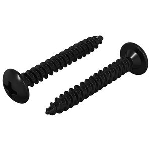 vidaXL Tapnagel 2 st Zwart M4 x 28 mm Staal