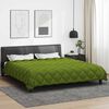 vidaXL Winter Dekbed Groen 200 x 200 cm Microfiber