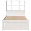 vidaXL Bedframe zonder matras massief grenenhout wit 90x190 cm