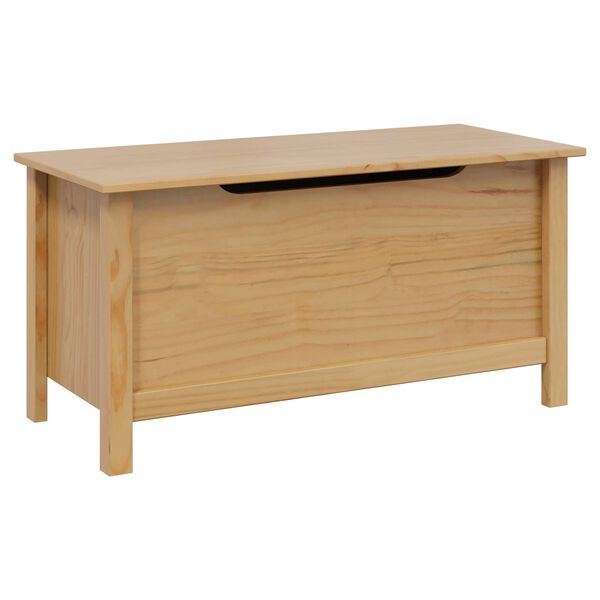 vidaXL Opbergbox Hill Honingbruin 90 x 40 x 45 cm Massief grenenhout