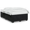vidaXL Bedframe zonder matras 120x190 cm fluweel zwart