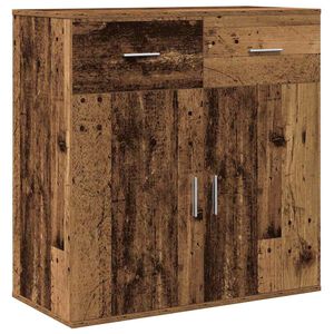 vidaXL Dressoir Oudhout 78 x 38 x 80 cm Bewerkt hout