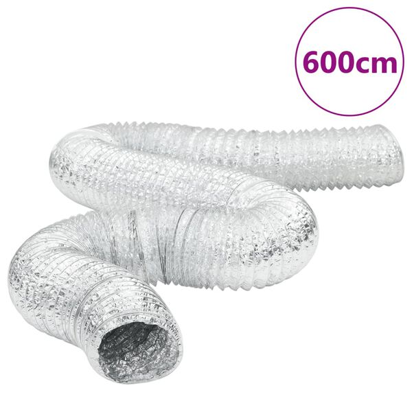vidaXL Ventilatieslang &Oslash;12,5 cm 6 m aluminium