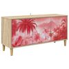 vidaXL Tv-meubel AACHEN 102 x 33 x 50 cm Sonoma Bewerkt hout