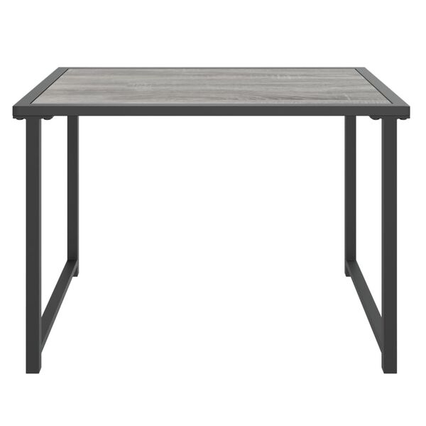 vidaXL Tuintafel 55x40x37 cm staal antracietkleurig