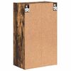 vidaXL Badkamer Kast Wandgemonteerd Gerookt eiken 39 x 23,5 x 65 cm