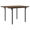 vidaXL Uitschuifbare eettafel 120 x 81,5 x 75 cm Bewerkt hout