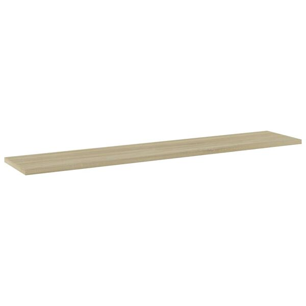 vidaXL Wandschappen 4 st 100x20x1,5 cm spaanplaat sonoma eikenkleurig