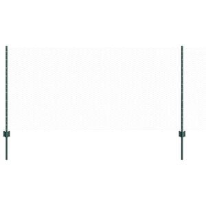 vidaXL Gelaste draadhek 10 x 1 m (B x H) PVC-Coated Staal Groen Mesh