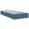 vidaXL Bedframe zonder matras 80x200 cm fluweel donkerblauw