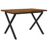 vidaXL Live Edge Eettafel 90 x 55 x 75 cm Massief Acaciahout