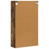 vidaXL Hangkast met plank Gerookt eiken 59 x 20 x 100 cm Bewerkt hout