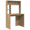 vidaXL Bureau Artisan Eiken Bewerkt hout 91 x 50 x 149 cm