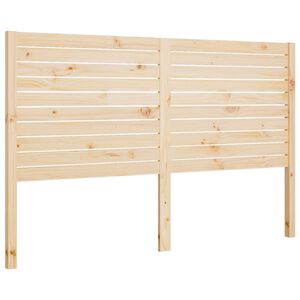 vidaXL Hoofdbord 156x4x100 cm massief grenenhout