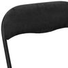 vidaXL Inklapbare stoel 2 pcs Zwart 48 x 44 x 78 cm Fluweel