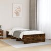vidaXL Bedframe zonder matras hout gerookt eikenkleurig 100x200 cm