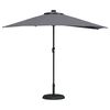 vidaXL Tuinparasol Antraciet 294 x 150 x 224 cm Polyester en staal