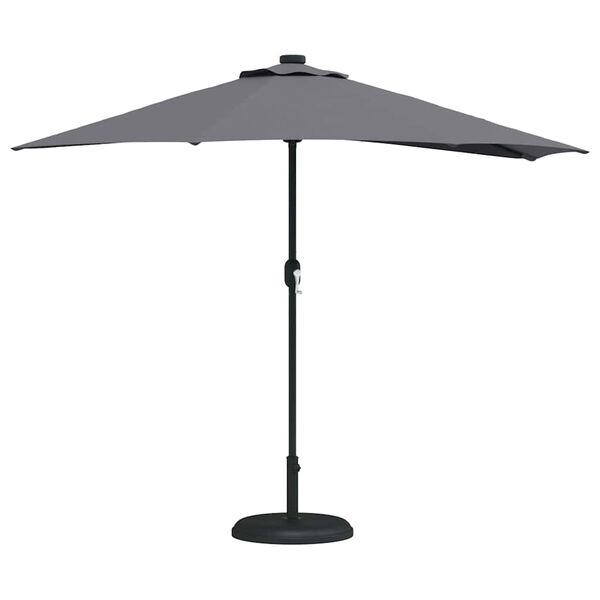 vidaXL Tuinparasol Antraciet 294 x 150 x 224 cm Polyester en staal