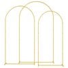 vidaXL Trouwrand 3 st Goud 120 x 40 x 217 cm Staal