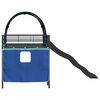 vidaXL Loftbed voor Kids Zwart en Blauw 99,5 x 200 cm Metaal