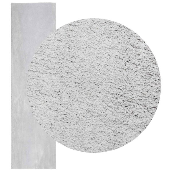 vidaXL Vloerkleden Rechthoekig HUARTE Grijs 1000 x 80 cm Polyester