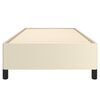 vidaXL Bedframe kunstleer cr&egrave;mekleurig 80x200 cm