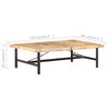 vidaXL Salontafel 142x90x42 cm massief mangohout