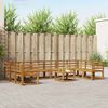 vidaXL Buiten bankenset 11 pcs Naturel Massief Acaciahout